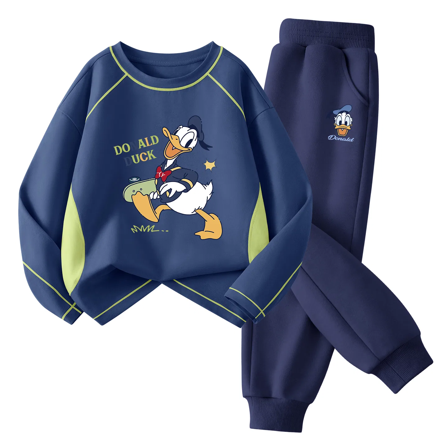 Детский спортивный комплект с принтом Disney Di Cool Duck Navy Blue+Di Correct Face Duck K Navy Blue