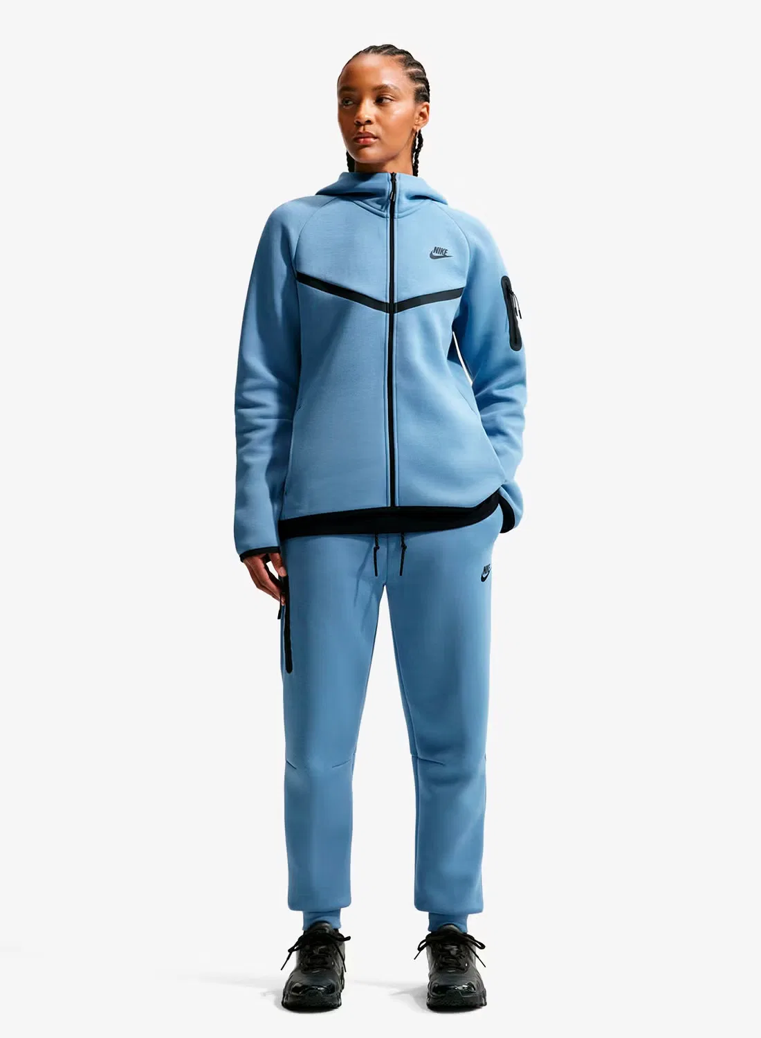 Худи из флиса Tech Fleece Nike, синий