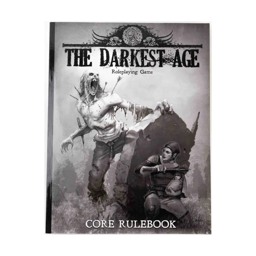 

Darkest Age - Core Rulebook (POD, Black & White), Role Playing Games (Spectacle Publishing), мягкая обложка