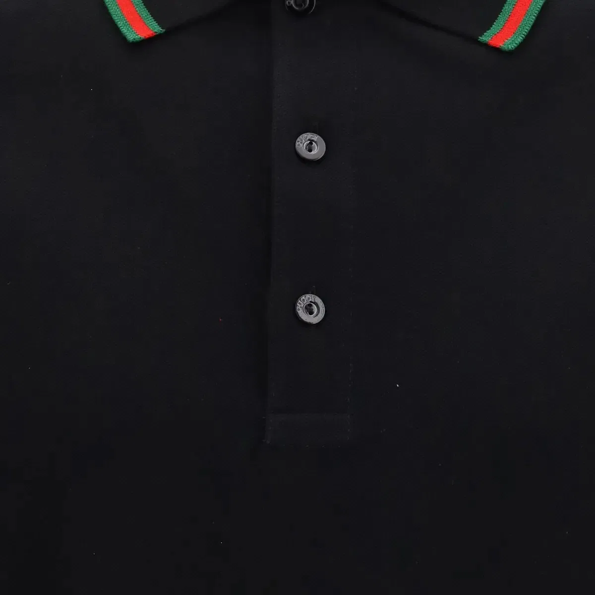 Поло мужское GUCCI, классический крой, черный — фото 4