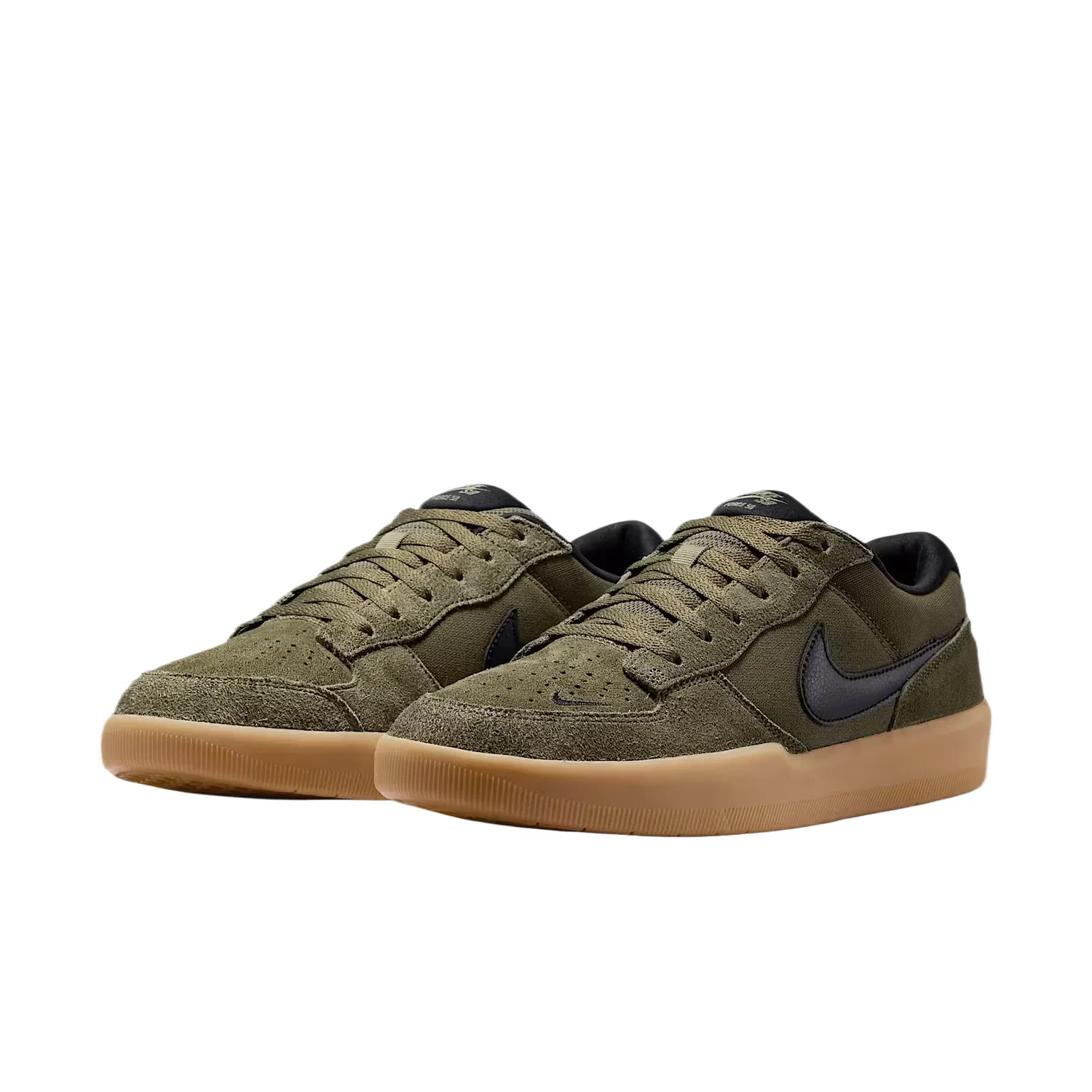 Детские кеды для скейтбординга с низким верхом Nike SB Force 58, Medium Olive Green/Medium Olive Green/Light Brown/Black — фото 3