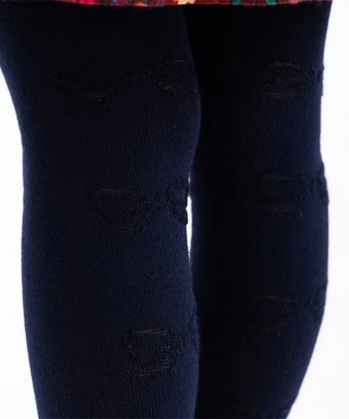 Детские колготки с бантом POMPKINS Ribbon Float, Navy