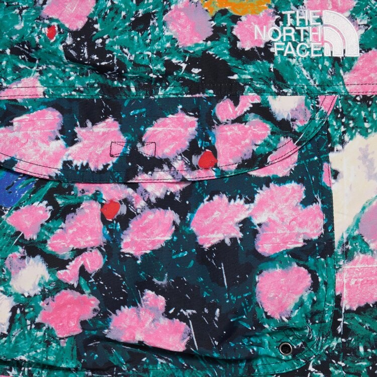 Куртка Supreme x The North Face Trekking Convertible Jacket Flowers, разноцветный — фото 4