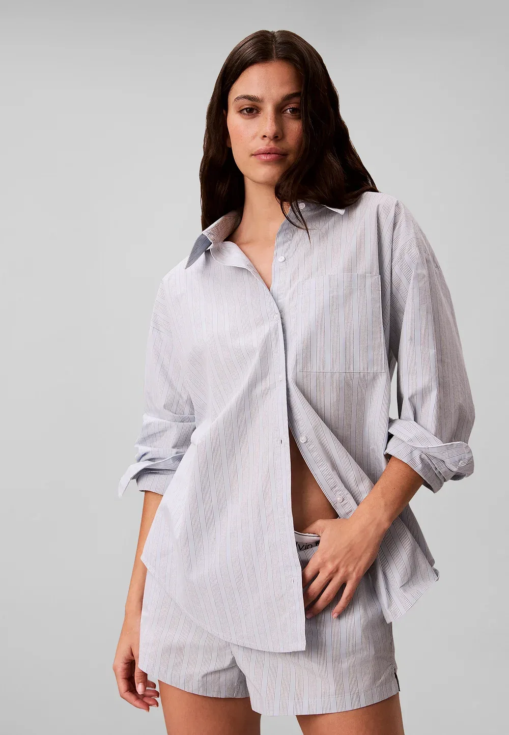 Верхняя часть пижамы Calvin Klein, Bespoke Stripe Plein Air