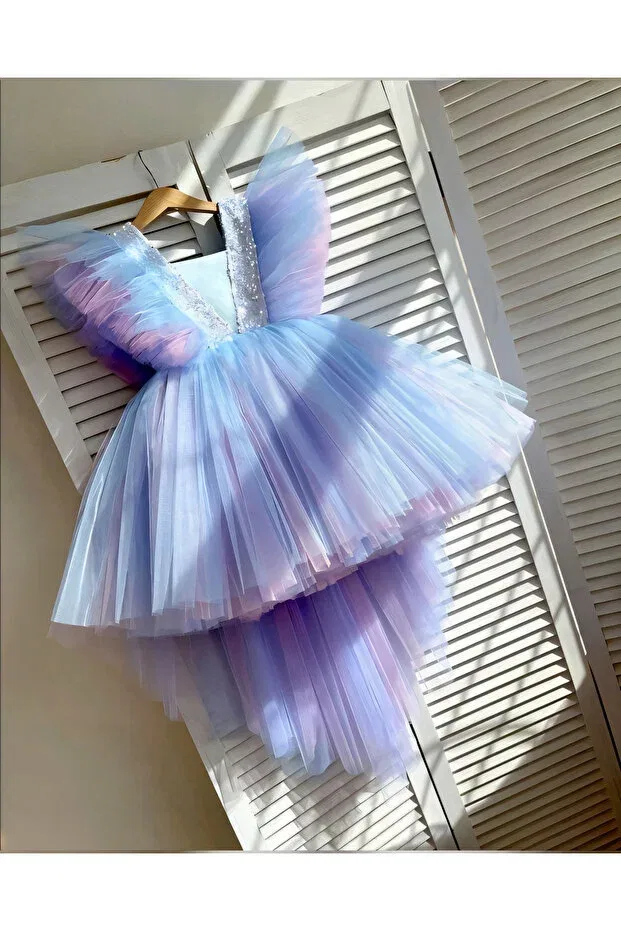 Детское платье для девочек с пайетками Asel Kids, Multicolor