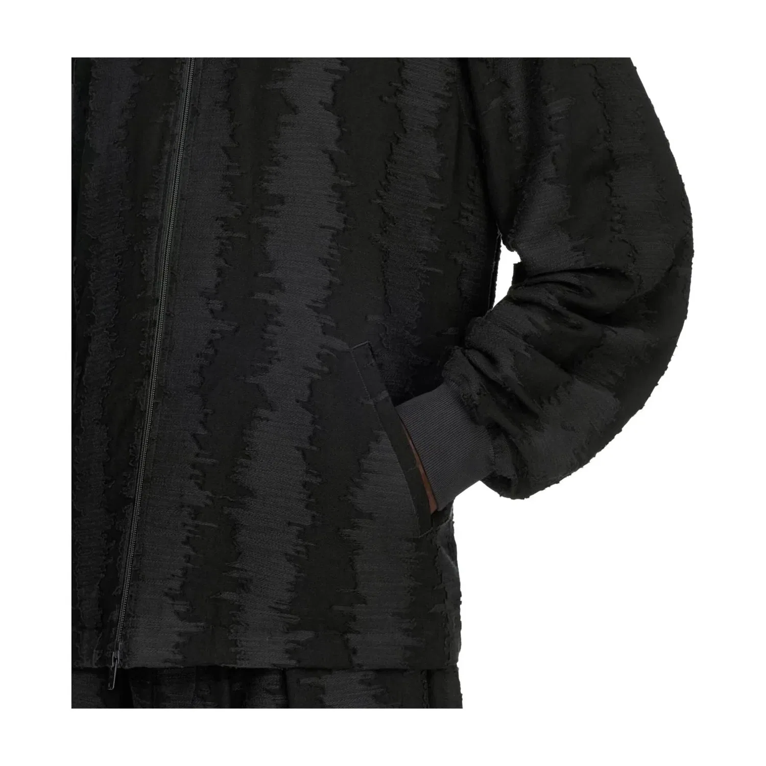 Мужская куртка Y-3 Deco Stitch Track Top Asia Sizing 'Black' adidas, черный — фото 3