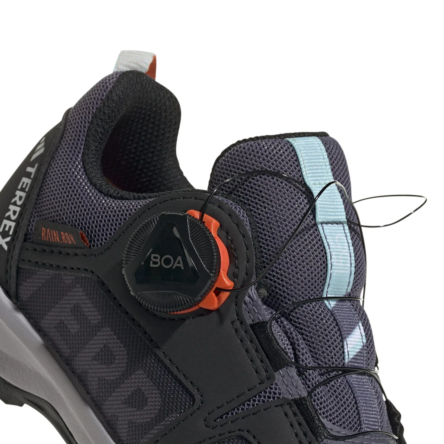Детские кроссовки для трейлраннинга с водозащитой Terrex Agravic Boa Rain.rdy Adidas, Pure Teal Ftwr White Core Black — фото 4