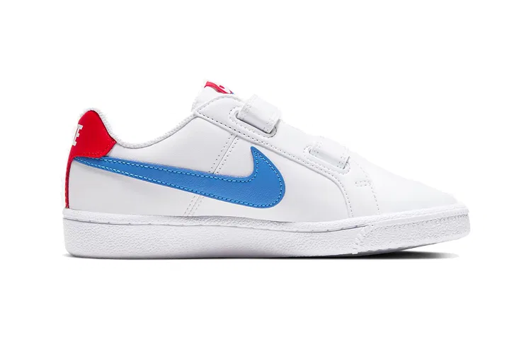 Детские кроссовки для скейтбординга с низким верхом Nike Court Royale, Белый Синий — фото 3
