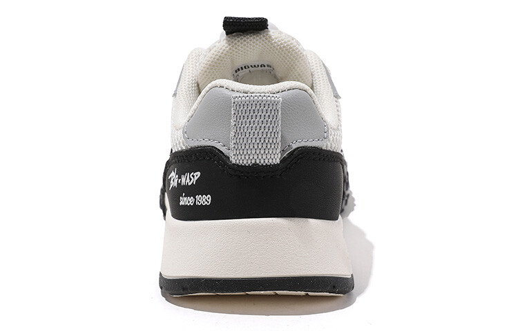 Кроссовки BIG WASP Kids Skateboarding Shoes Kids Low-top, бежевый/черный — фото 4