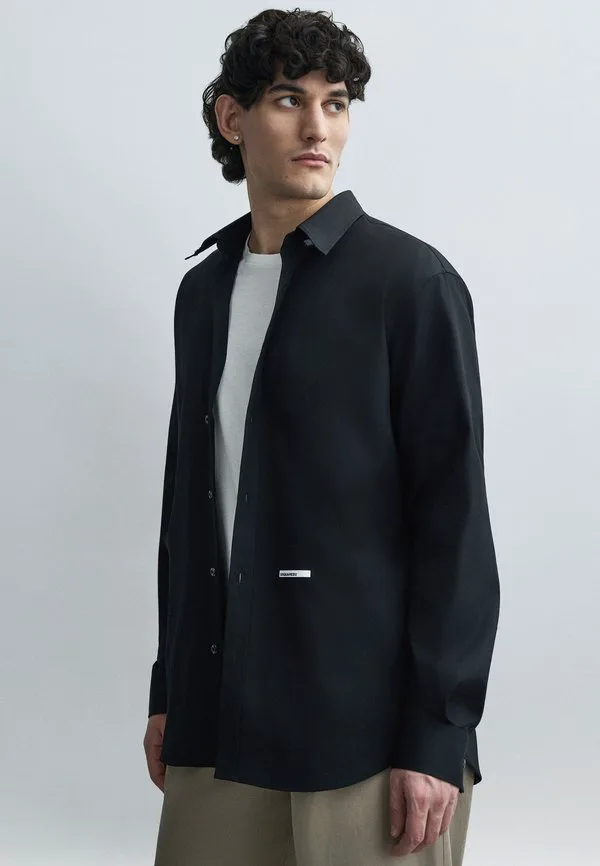 Расслабься, дэн, рубашка Dsquared2, Black
