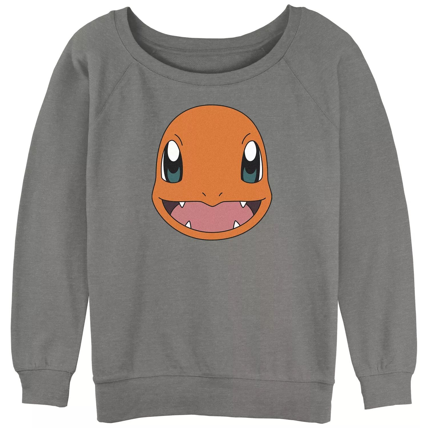 

Махровая толстовка с напуском и рисунком Pokémon Charmander для юниоров с большим лицом и рисунком Licensed Character