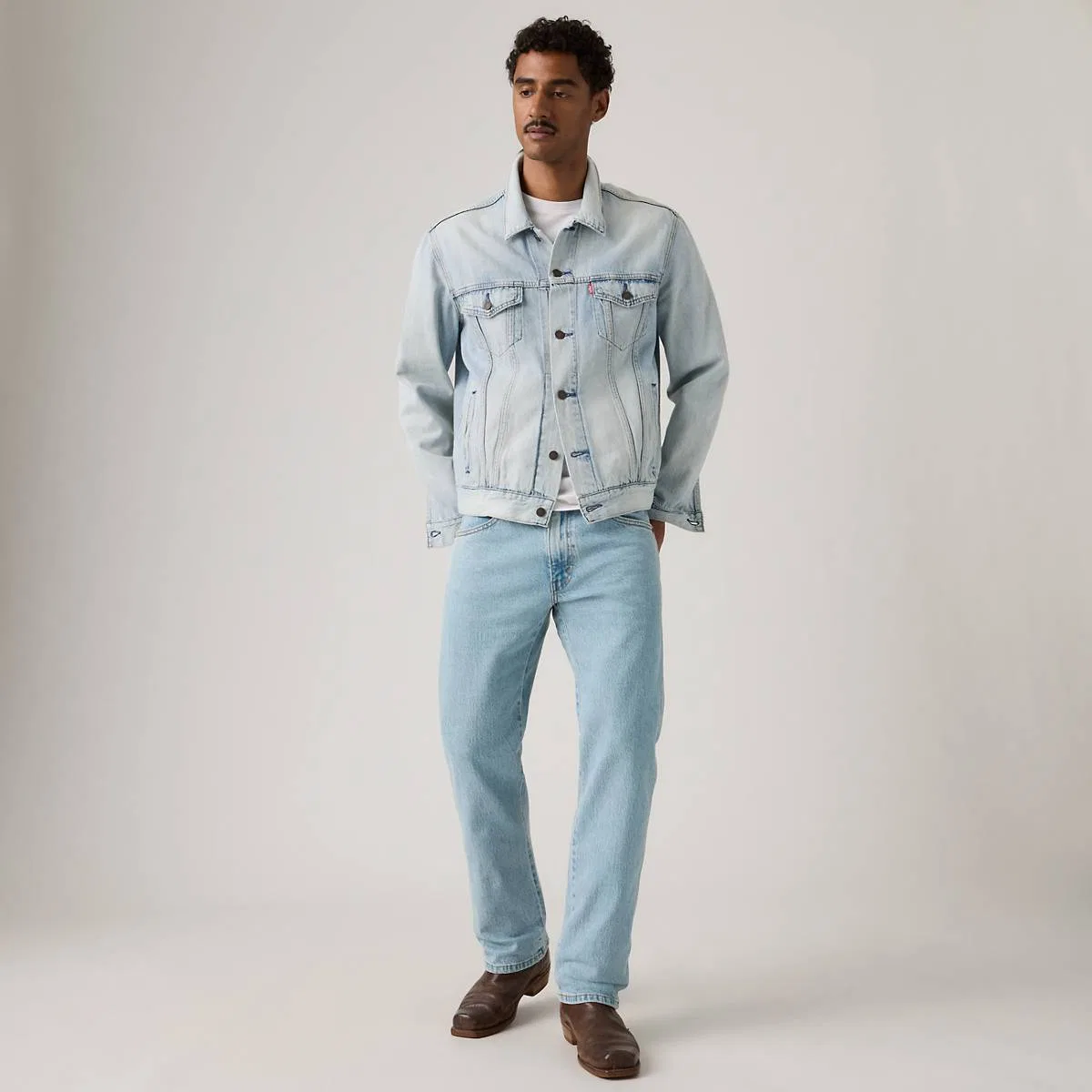 Мужские джинсы 557 Western Straight Levi's, Back In The Saddle - Light Wash