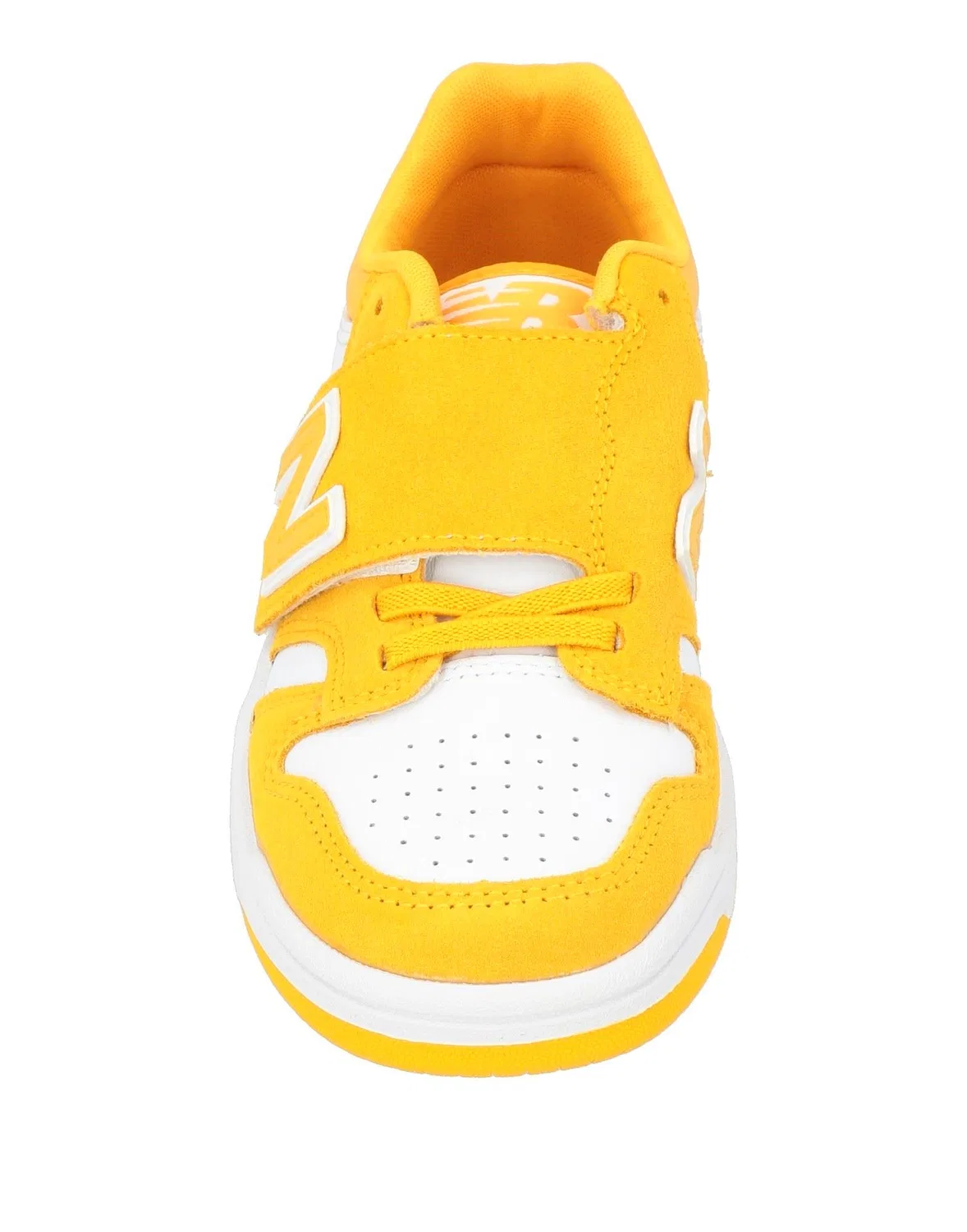 Детские кроссовки на липучке New Balance, желтый — фото 4
