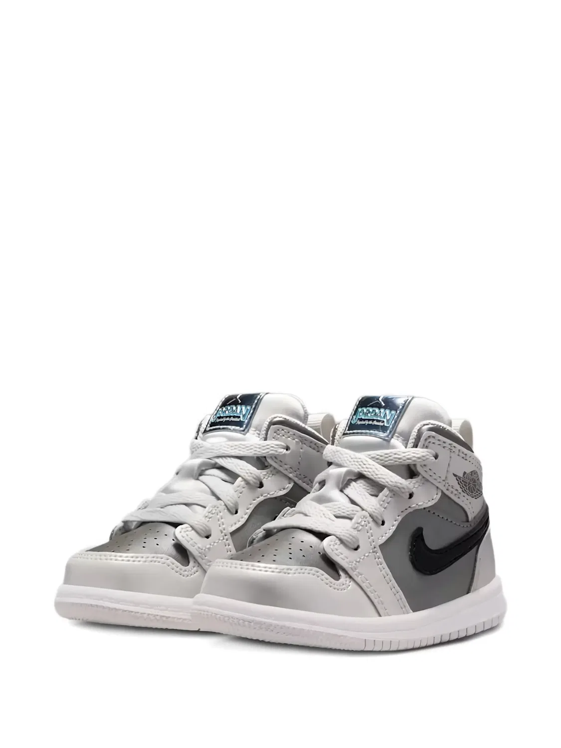 Кроссовки Air Jordan 1 Mid TD Jordan Kids, белый