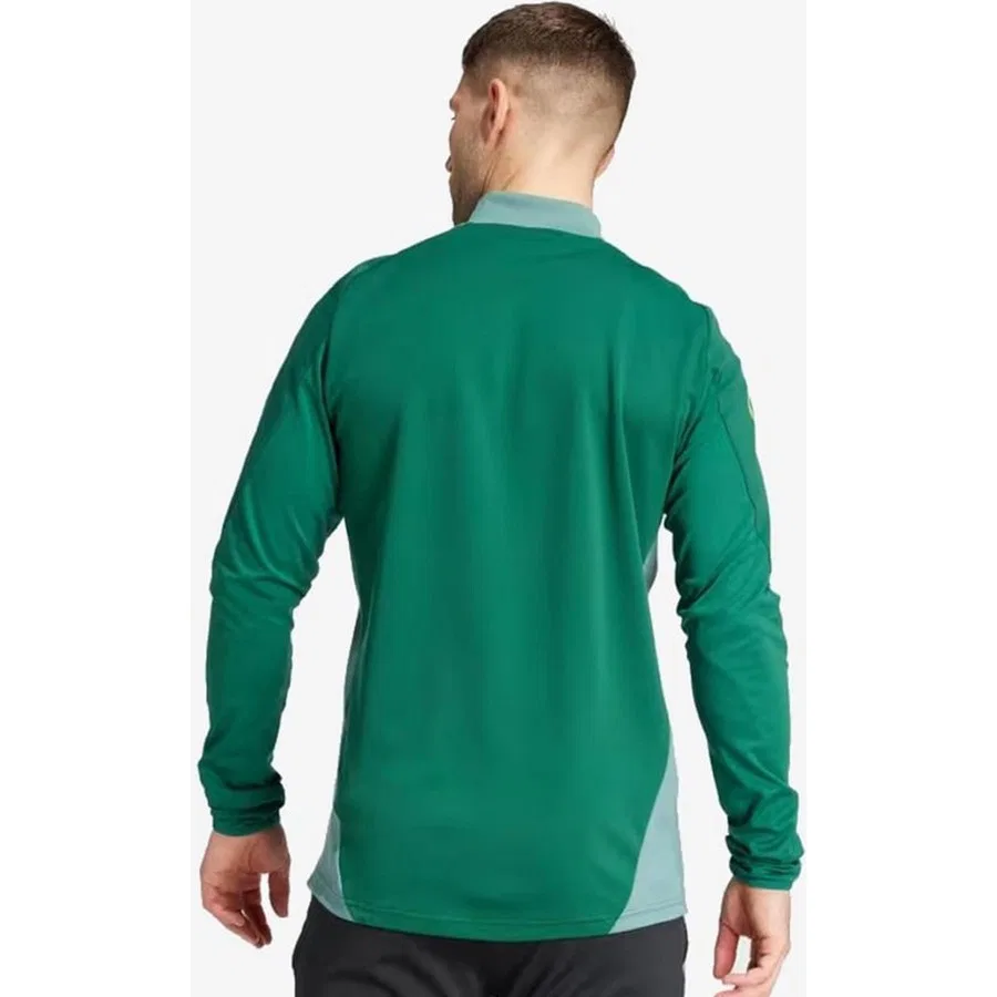 Куртка спортивная с воротником-стойкой Tiro24 C Tr Jkt adidas, Зеленый — фото 4