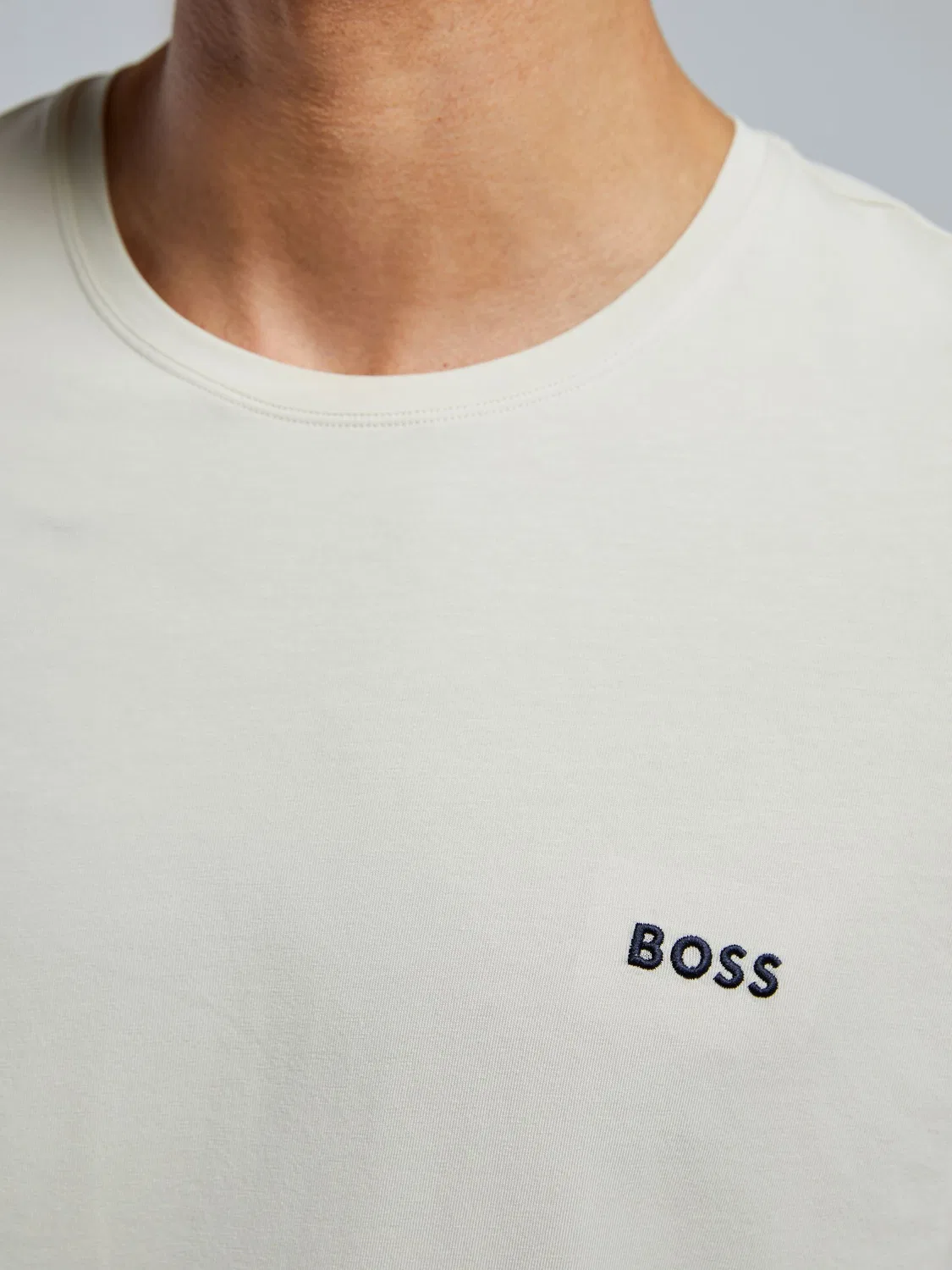 Футболка Regular Fit BOSS, белый — фото 4