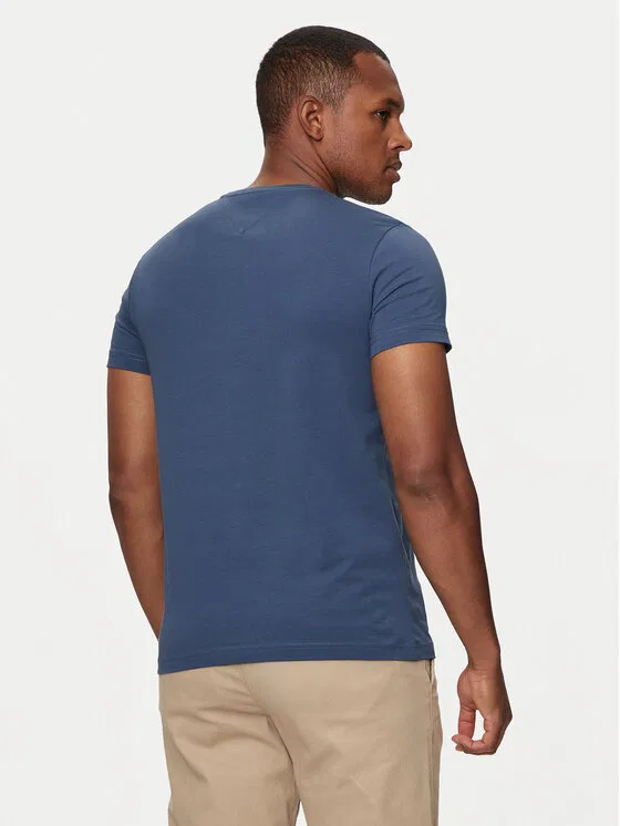 Футболка slim fit Tommy Hilfiger, синий — фото 3