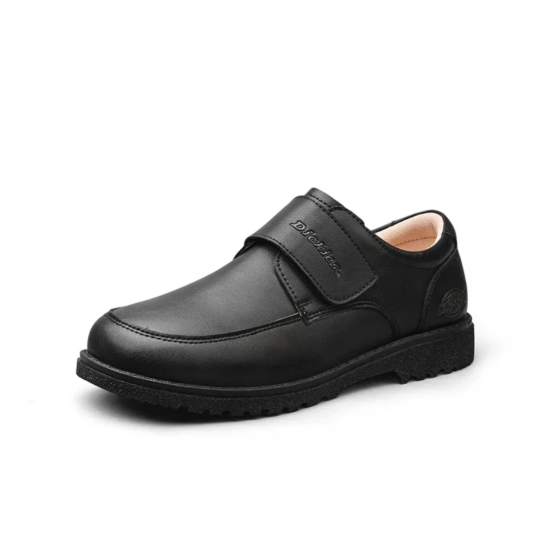 Детские кожаные туфли для малышей Dickies, Bright Black — фото 3