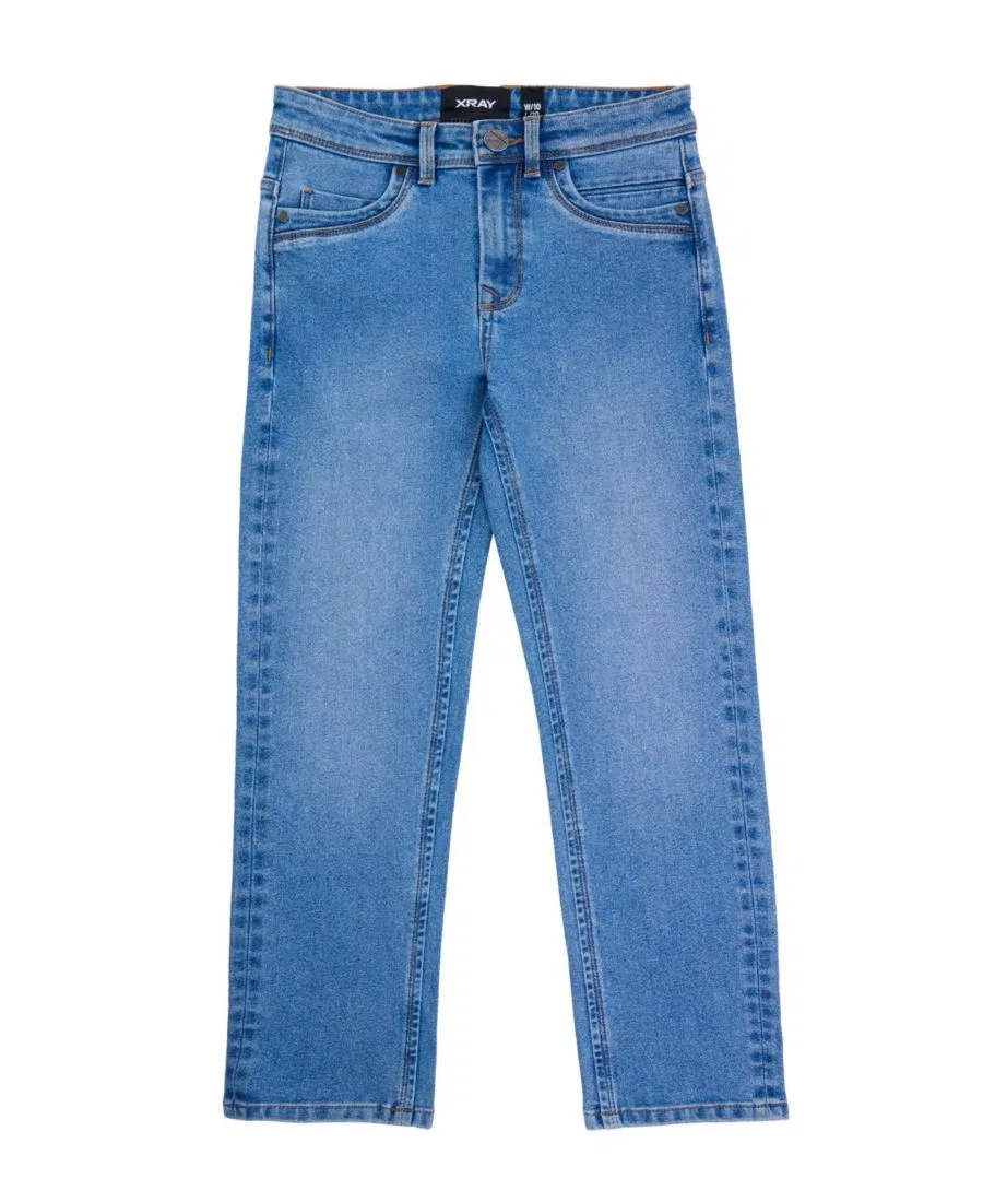 Джинсы скинни для мальчика с эффектом стрейч XRAY, Light Denim