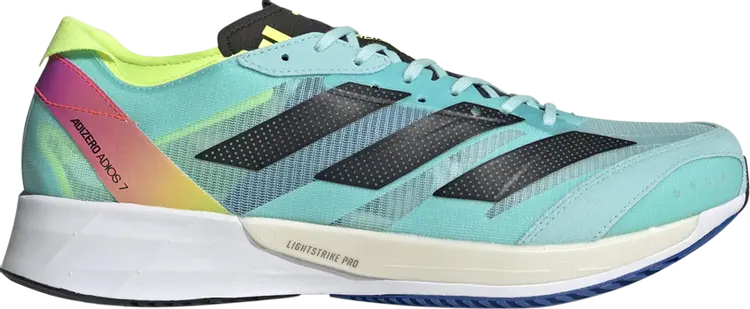 

Кроссовки Adidas Adizero Adios 7 'Light Aqua Black', синий