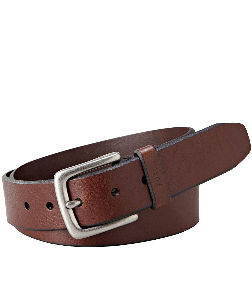 

Кожаный ремень Fossil Joe, коричневый