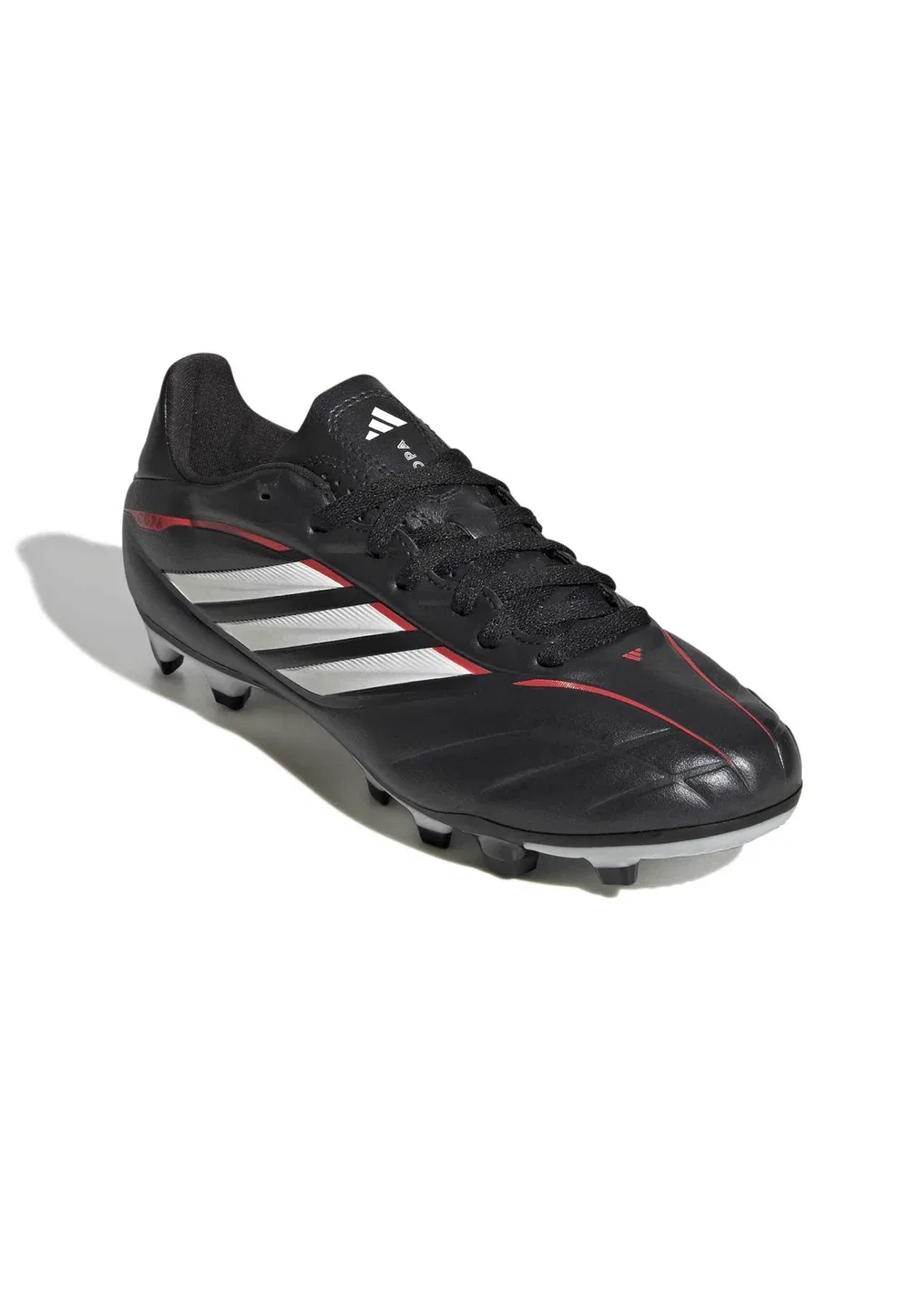 Футбольные бутсы Copa pure iv унисекс для твердого грунта Adidas Performance, Core Black/Ftwr White/Lucid Red — фото 2