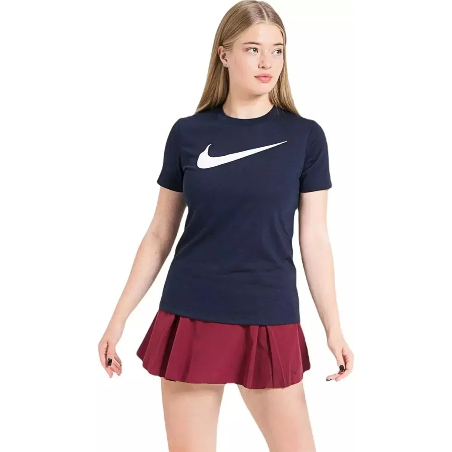 Футболка женская с длинным рукавом Dri-Fit Park Nike, Темно-синий