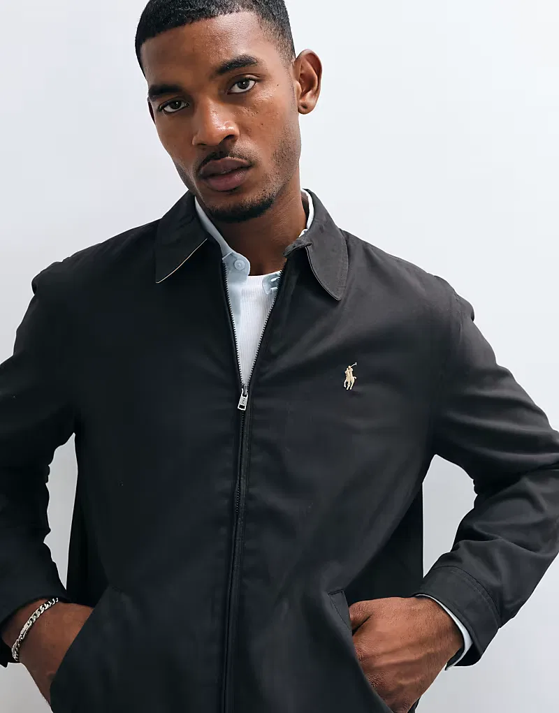 Куртка harrington Polo Ralph Lauren, черный