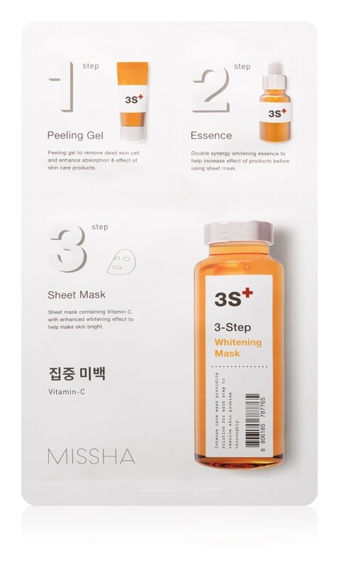 

Осветляющая маска в три шага Missha 3-Step
