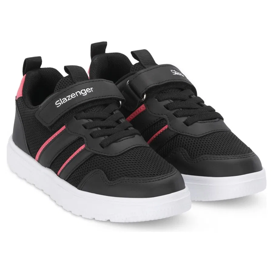 Детские спортивные туфли с липучками Slazenger FIORA, Бело-фуксия — фото 2