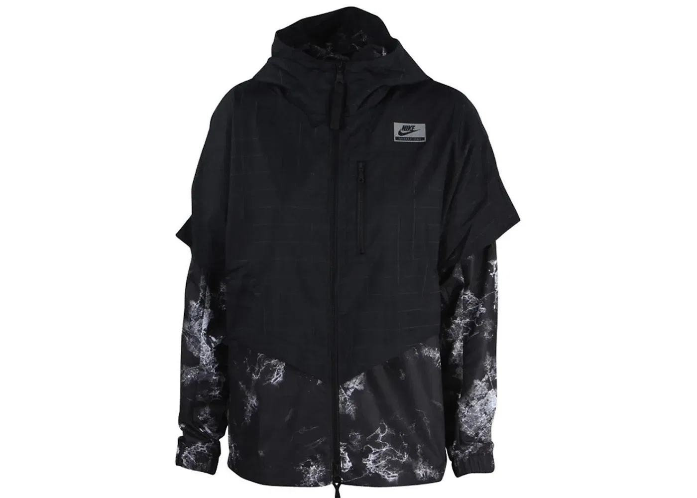Женская ветрозащитная куртка с длинным рукавом Nike Sportswear Windrunner, Black