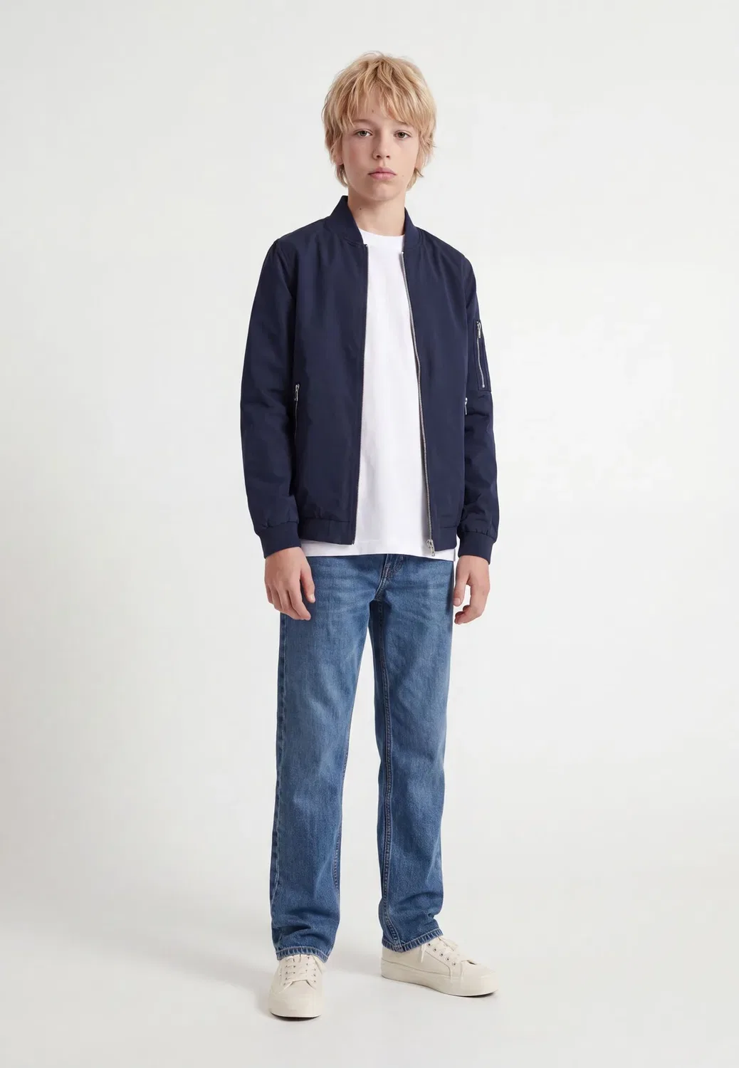 Jjichris jjcrew - джинсы прямого кроя Jack & Jones Junior, Blue Denim