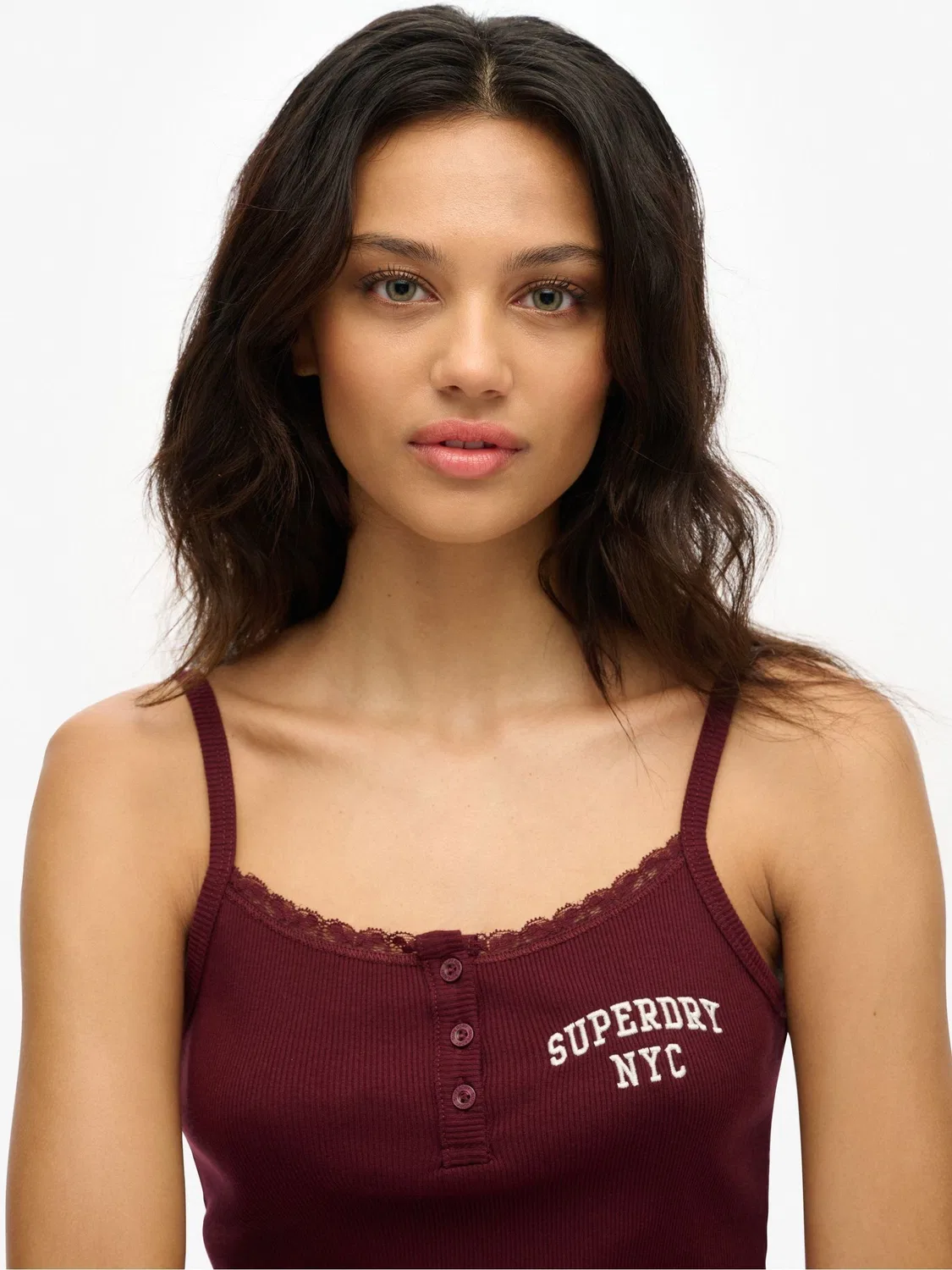 Топ на бретелях Athletic Essentials Superdry, красный — фото 4