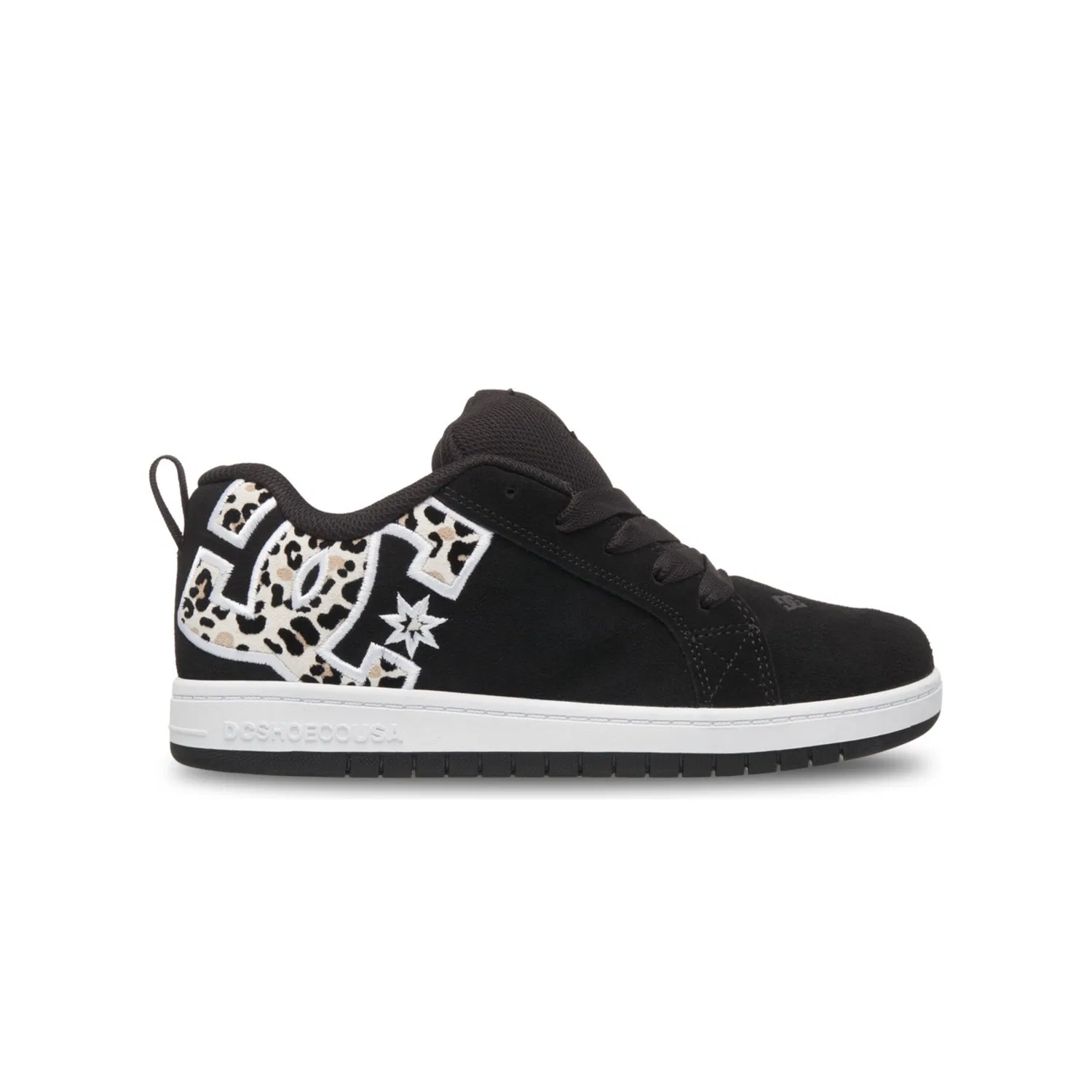 Детские кроссовки с подушкой Pill-Pattern DC Shoes, Black/White — фото 2