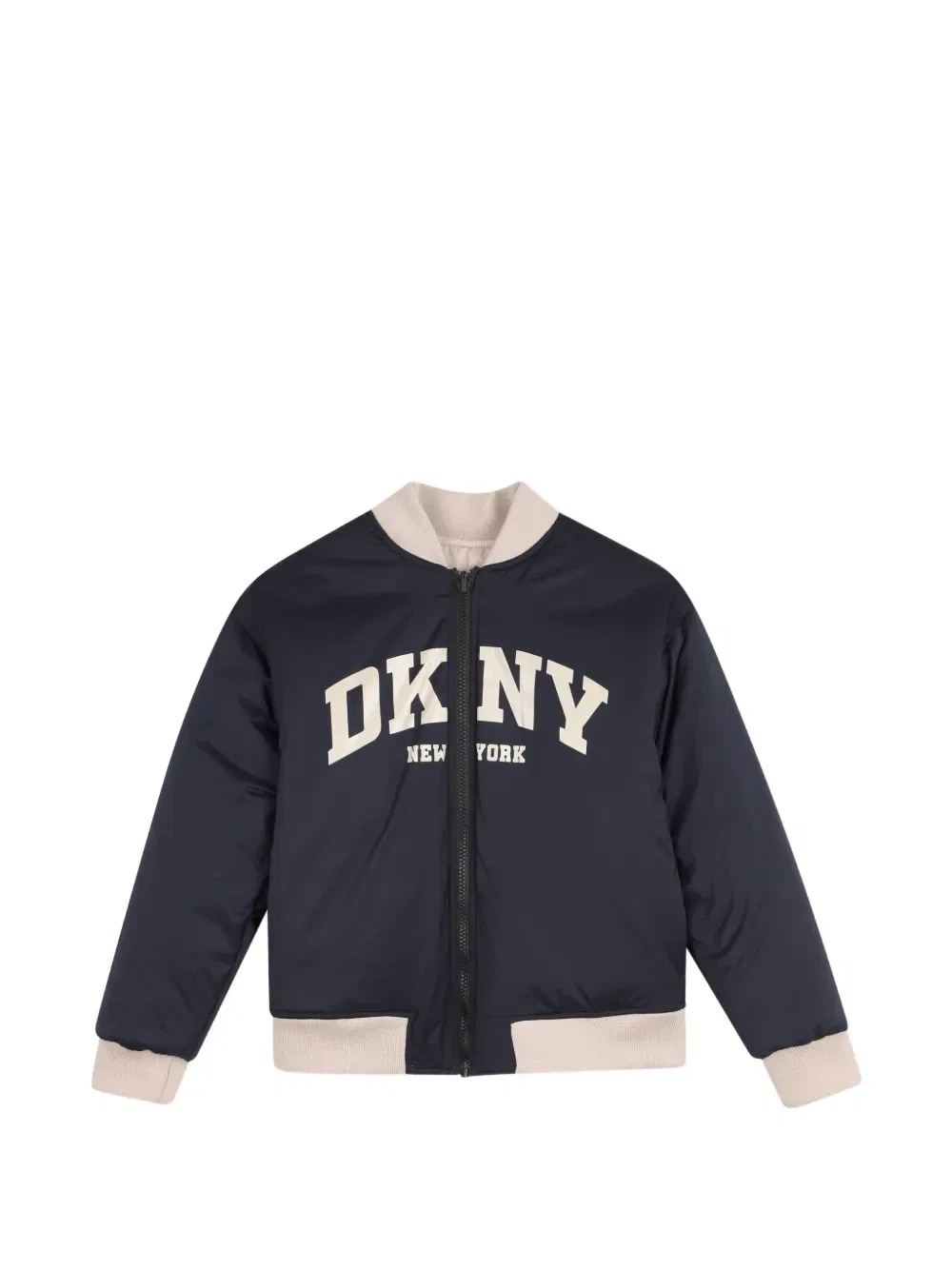 Двусторонняя куртка с логотипом Dkny Kids, синий