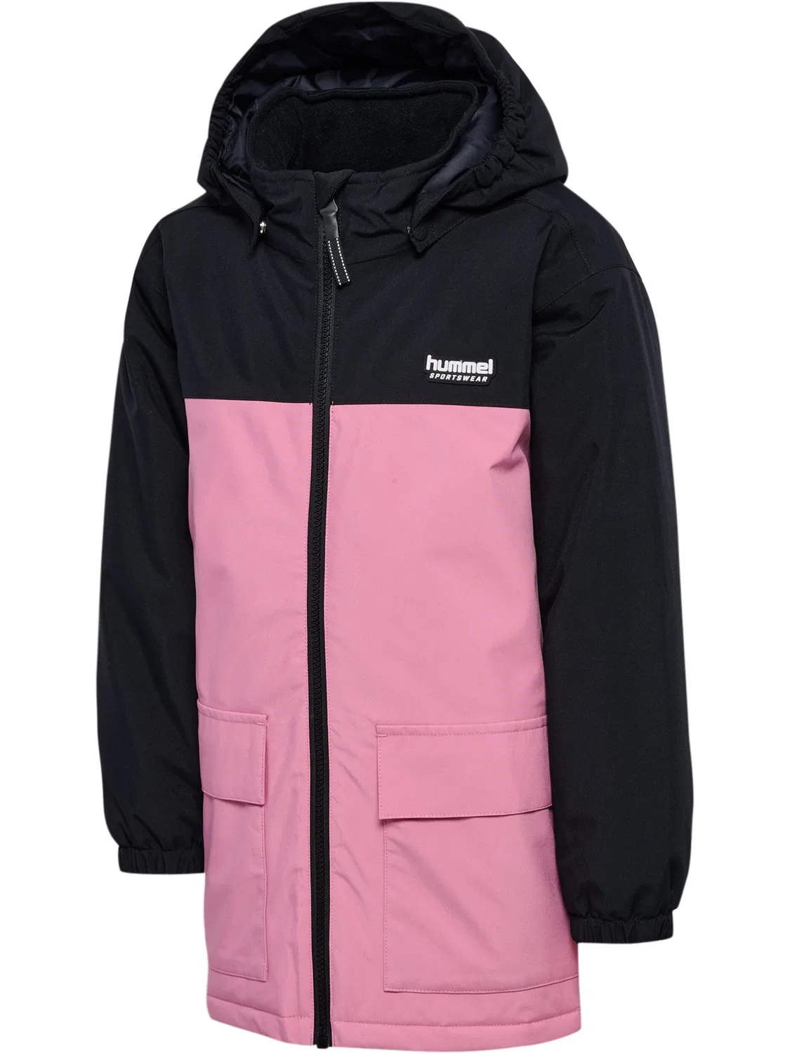Детская куртка на молнии hmlJR Block Hummel, Traubenlila Bonbonrosa Hellrosa — фото 2