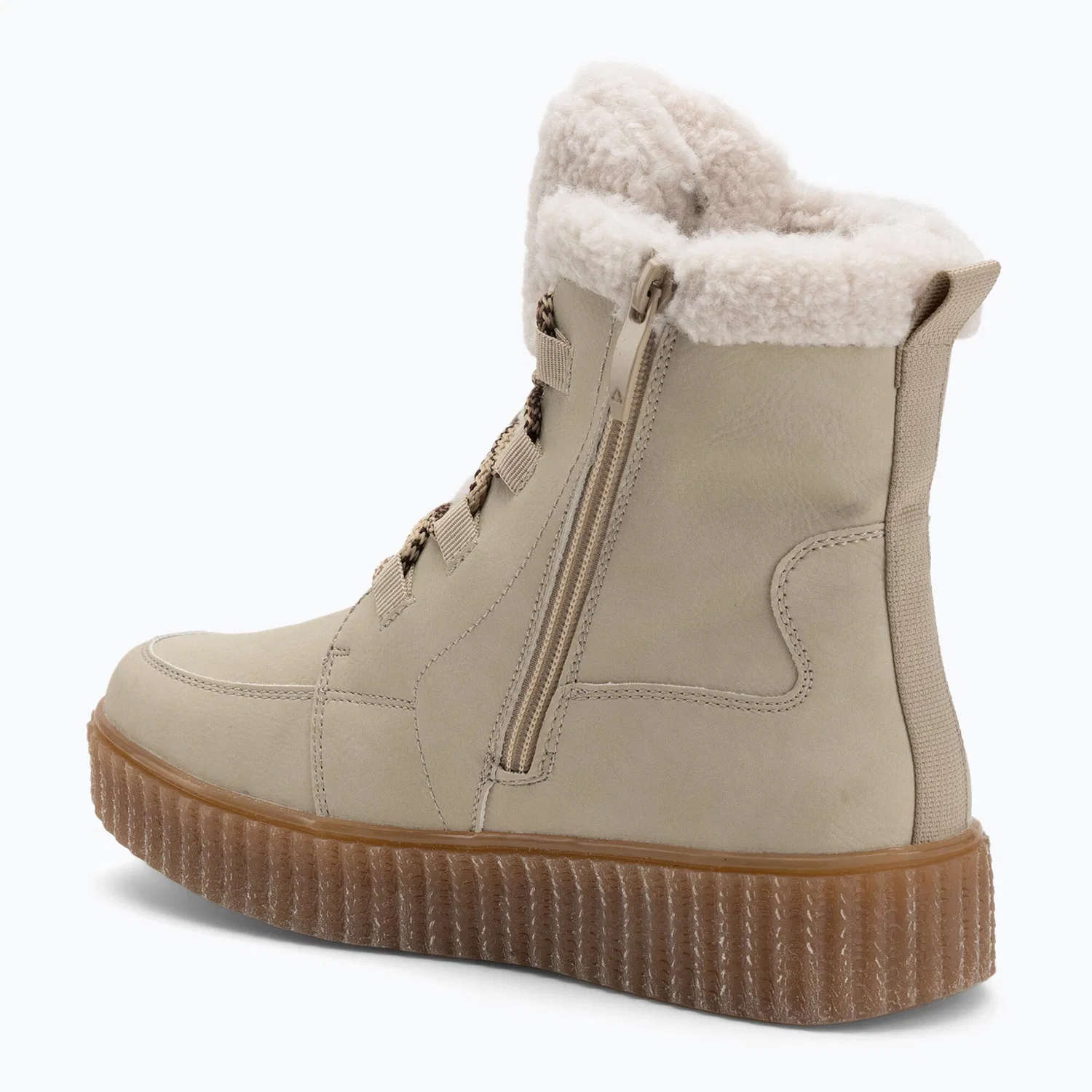 Детские зимние ботинки с высоким голенищем Kimberfeel Rebby, Beige — фото 3