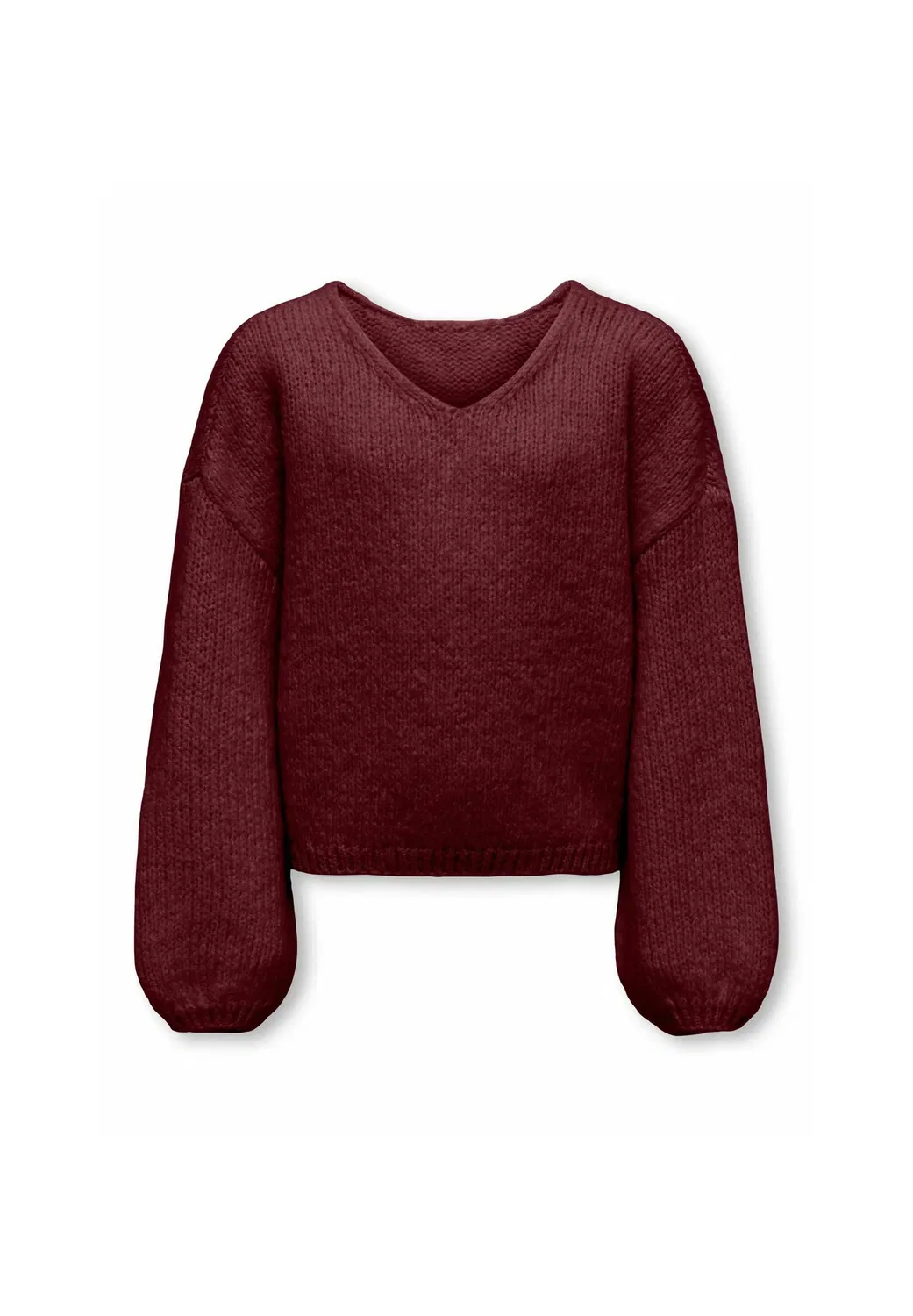 Kogdinea l/s reversible pullov. knt - jumper Only Girls, Cabernet
