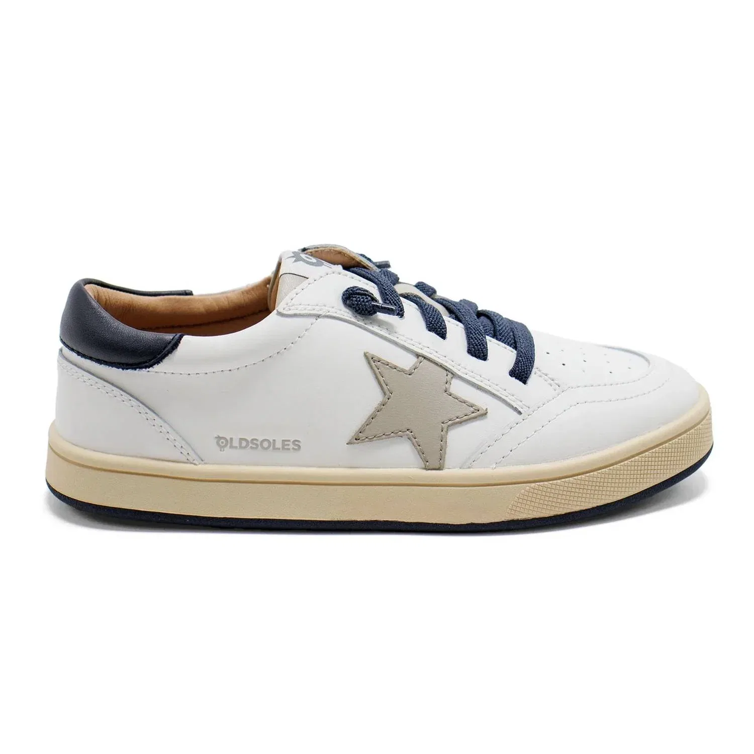 Детские кроссовки низкие с перфорацией Platinum Runner Low Top Sneaker Old Soles, Snow