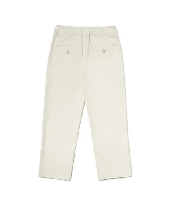 Чинос брюки на резинке Regular Fit, Musinsa Standard Kids, кремовый — фото 3