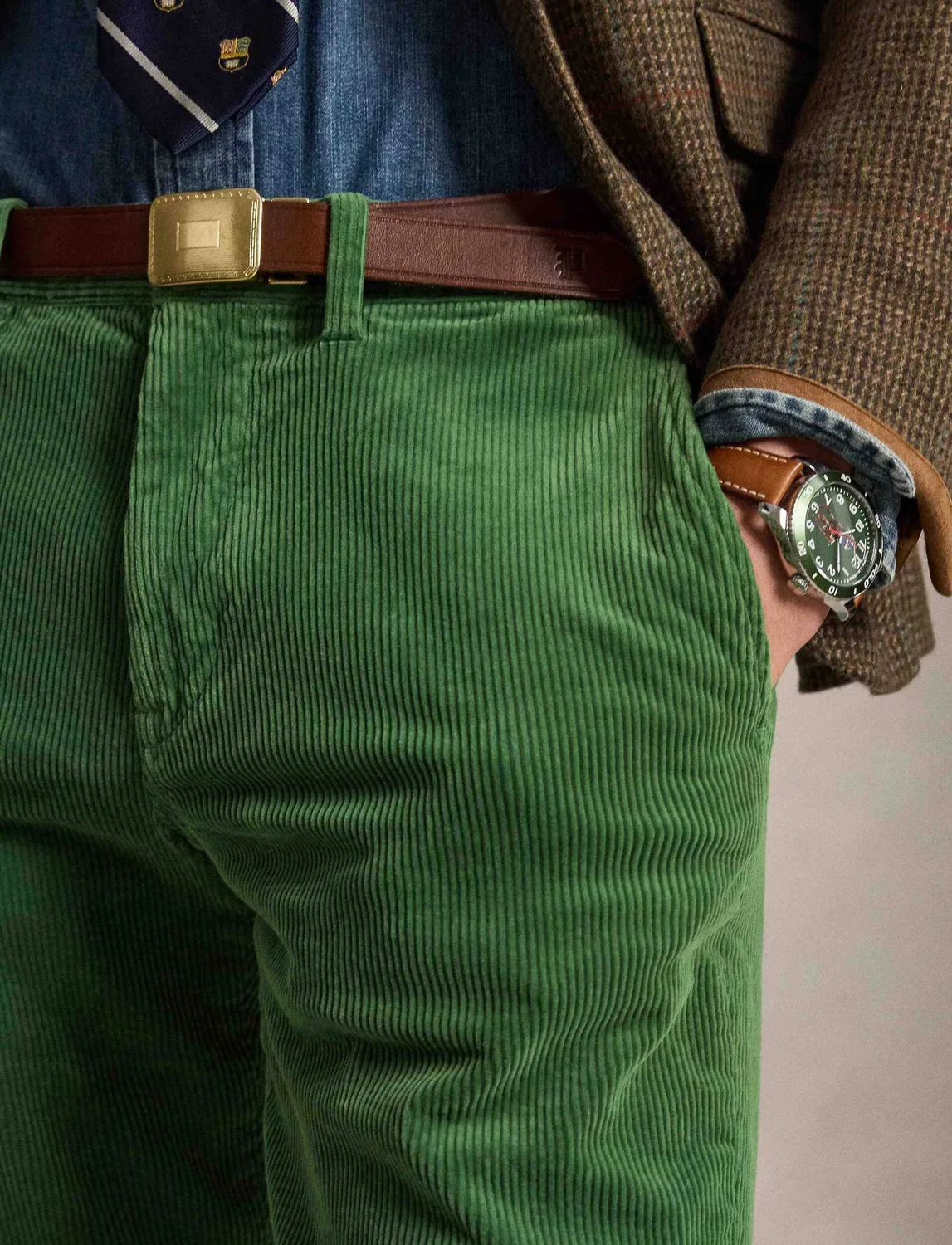 Чиносы Regular Fit Polo Ralph Lauren, Verde — фото 4