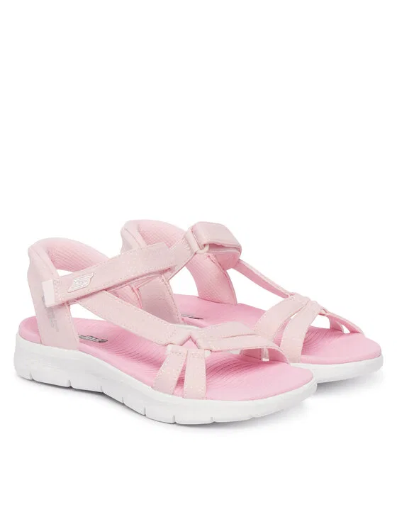 Сандалии Slip-Ins: Go Walk Flex Sandal - Lots Of Sol Skechers, розовый — фото 2