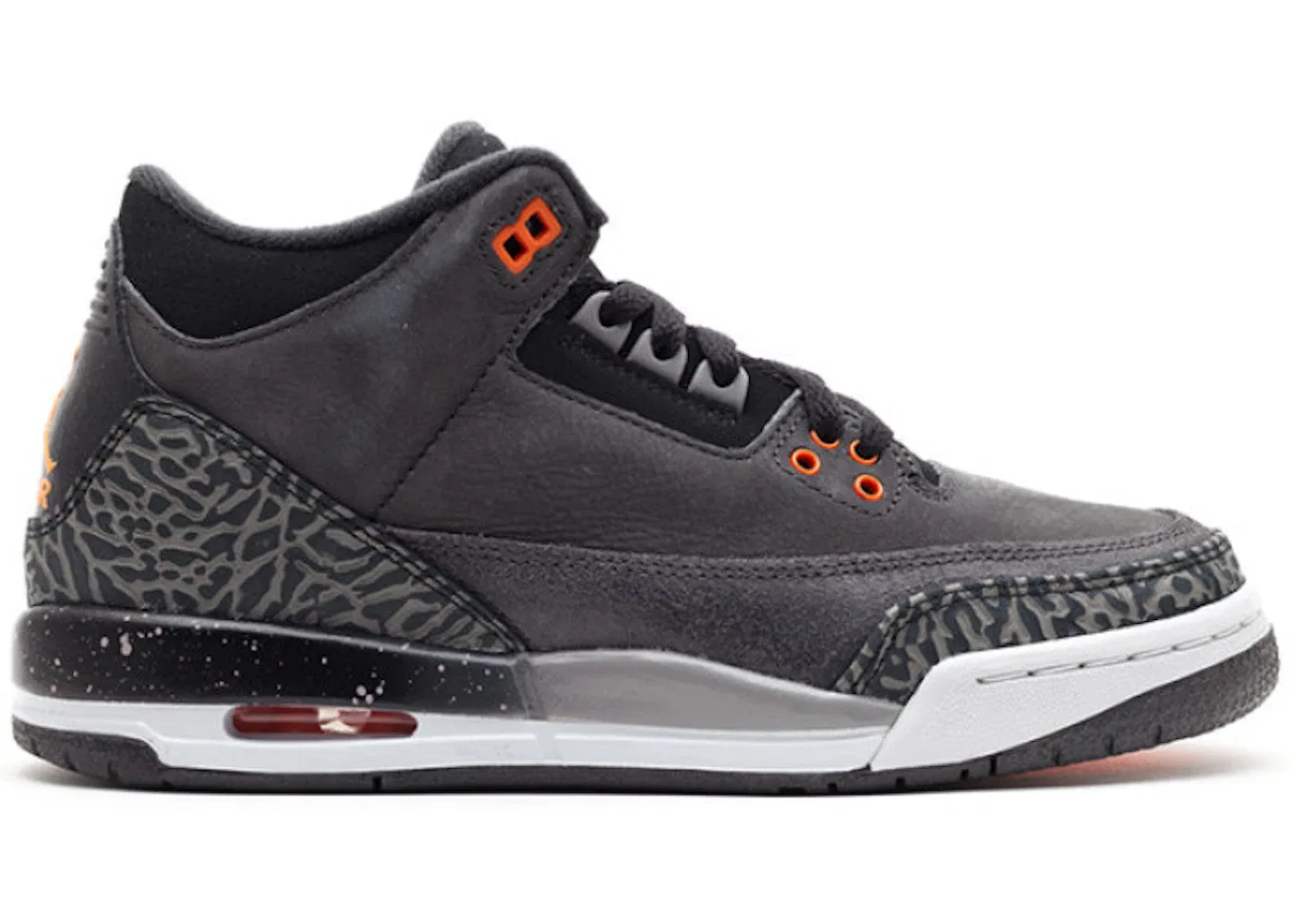 Детские кроссовки Lifestyle Jordan 3 Retro, Night Stadium/Total Orange-Black-Neutral Grey