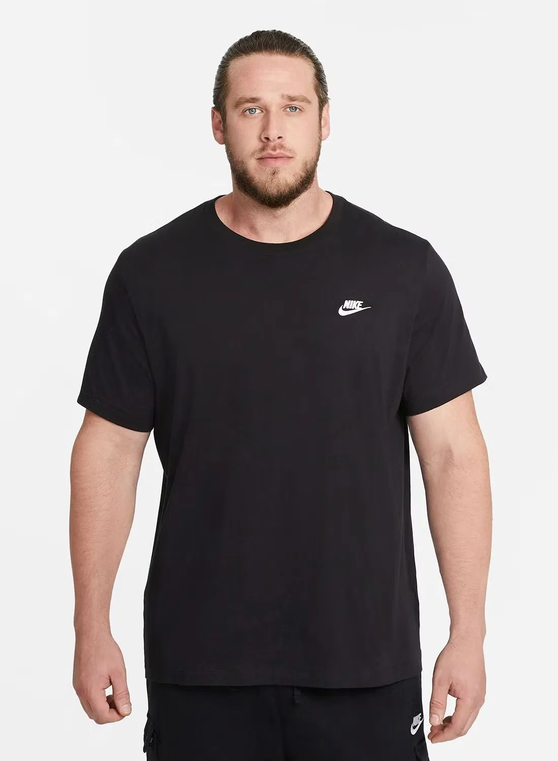 Футболка с принтом Nsw Club Nike, черный