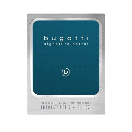 Bugatti Signature Petrol Men's Perfume 100 мл - Свежая туалетная вода с цитрусовым и водным ароматом для любого случая - Свежий, пряный и мистический — фото 3