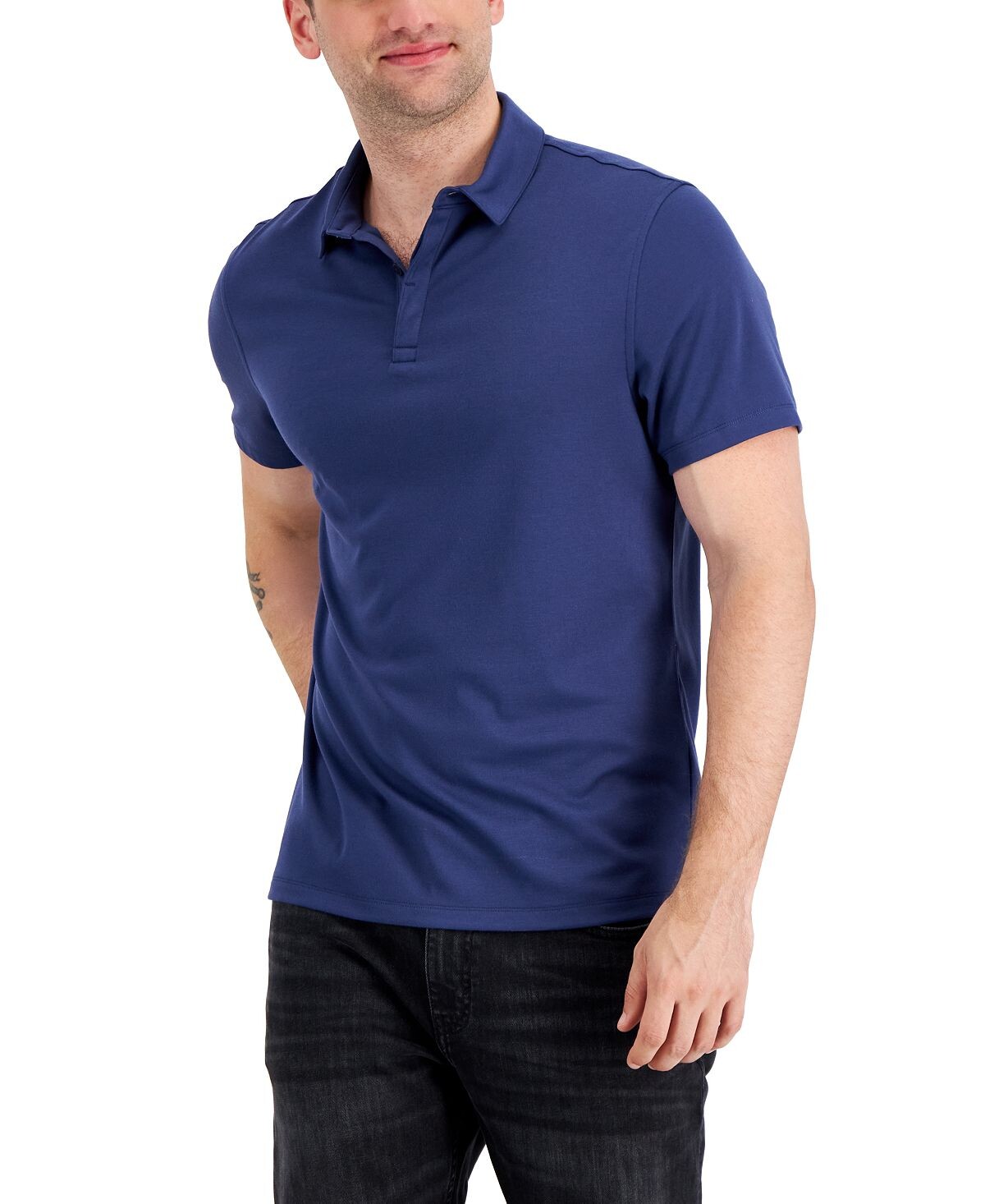 

Мужская рубашка поло alfatech stretch solid, созданная для macy's Alfani, мульти