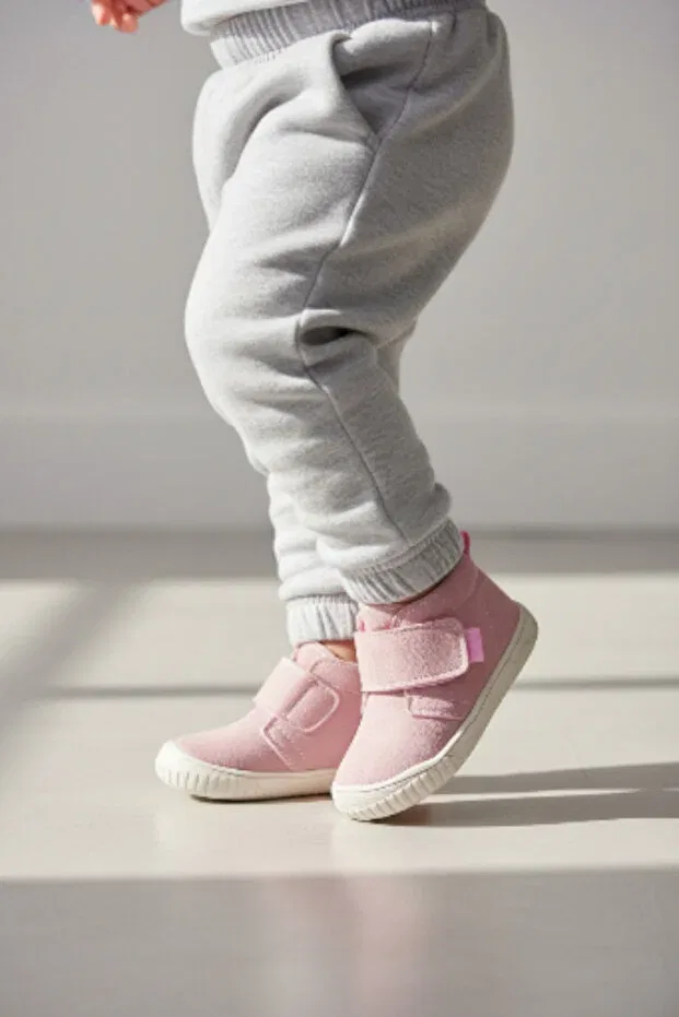 Детские туфли для девочек без каблука Patik Bebe, Pink — фото 2