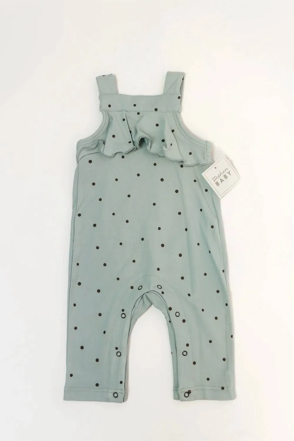 Детский боди-комбинезон для девочек с оборками и принтом Polka Dot Santa Barbara Design Studio, Polka Dot