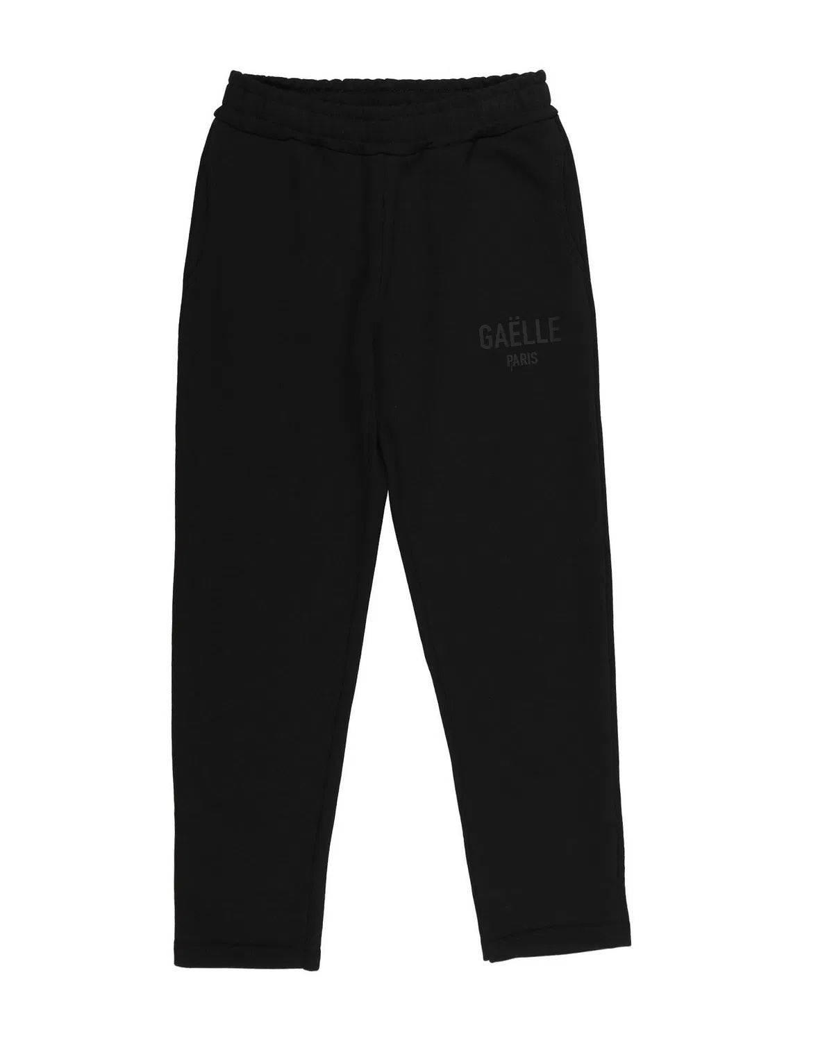Детские спортивные штаны для девочек из футера Gaëlle Paris, черный