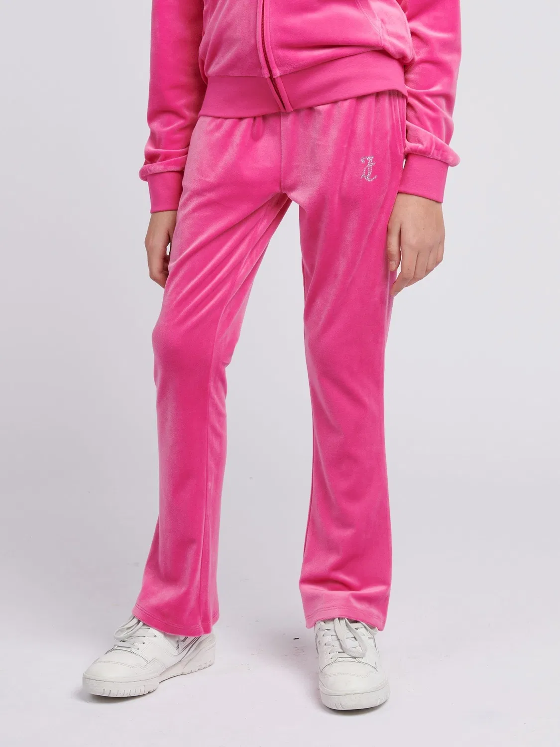 Джоггеры с диамантами Juicy Couture, фиолетовые